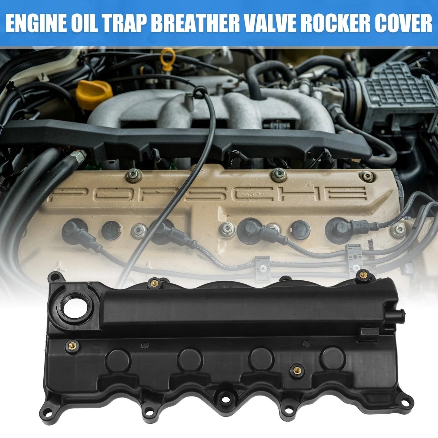 Engine Valve Cover for Honda Civic L4 1.8L SOHC (2006-2015)