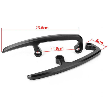 Aluminum Black Passenger Rear Seat Handle Grab Bar for KAWASAKI Z650 (2017-2018)