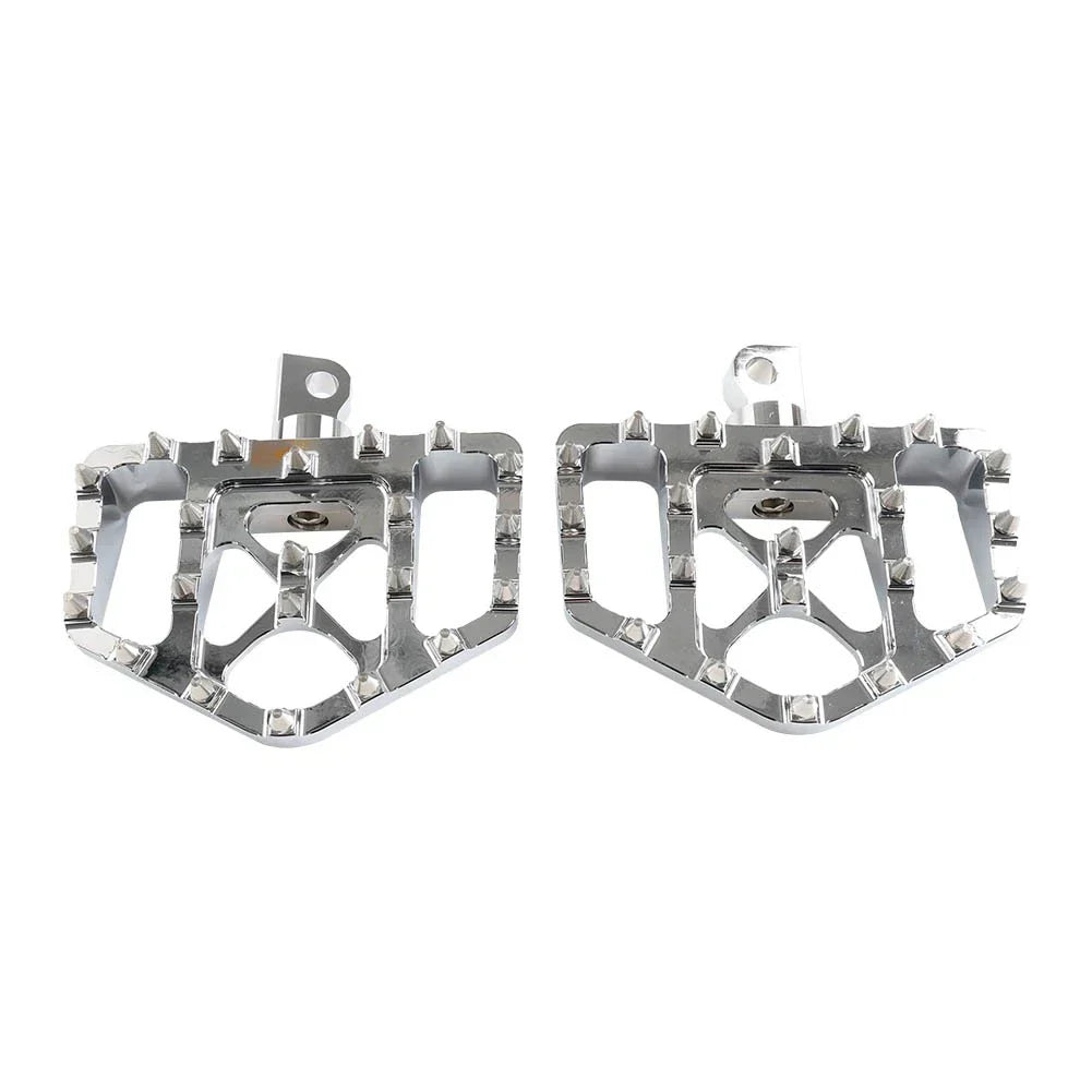 Wide MX Style Footpegs for Harley Touring Sportster Softail Dyna