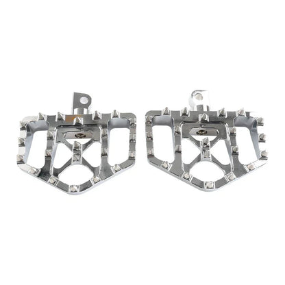 Wide MX Style Footpegs for Harley Touring Sportster Softail Dyna