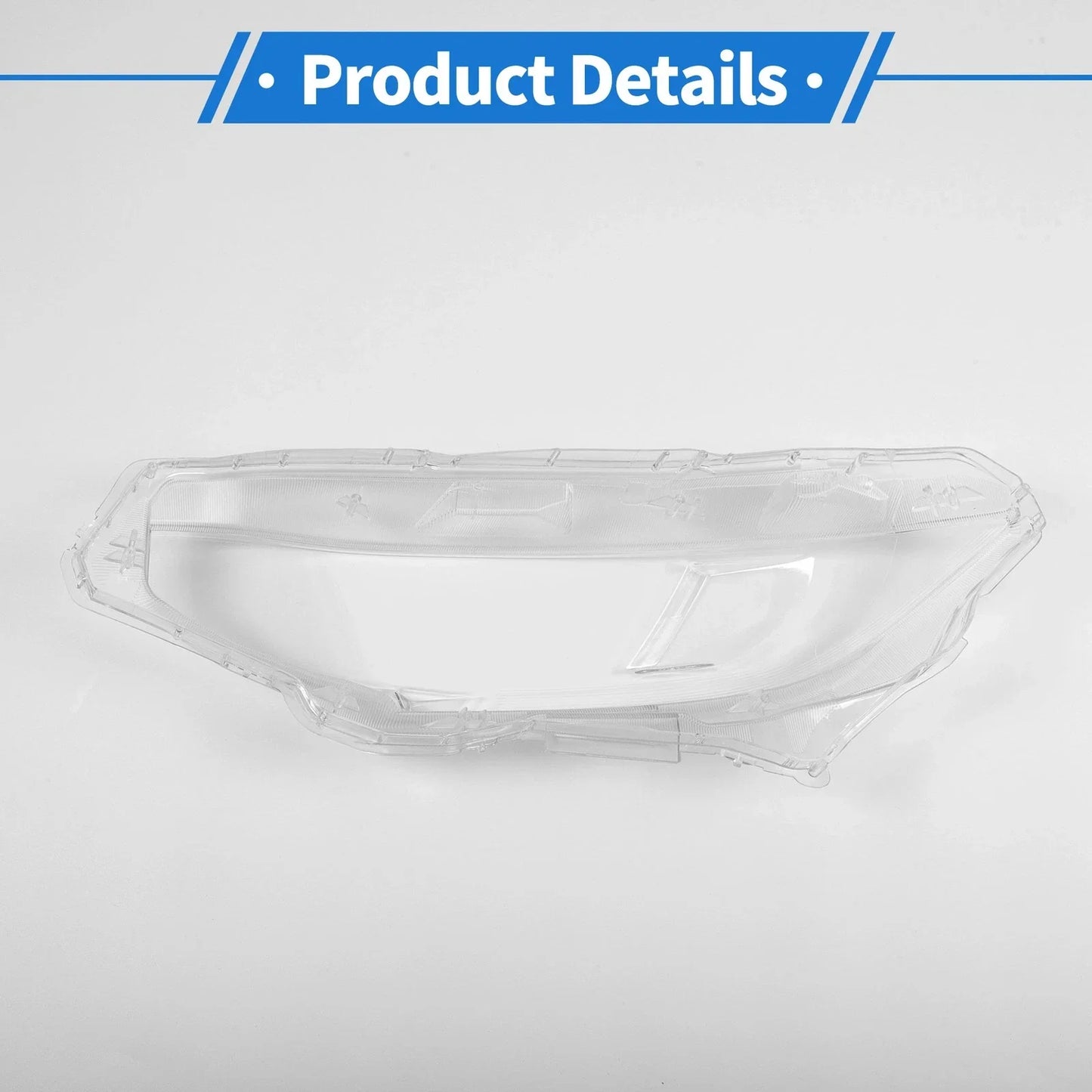 Car Front Right Headlight Lens Cover for Honda Civic (2016-2018)