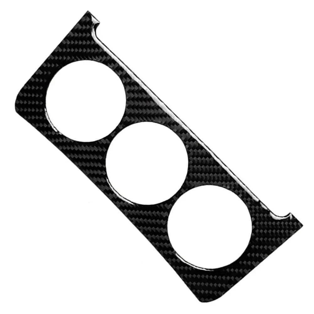 Carbon Fiber Central Console Knob Cover Trim for Nissan 350Z (2003-2009)