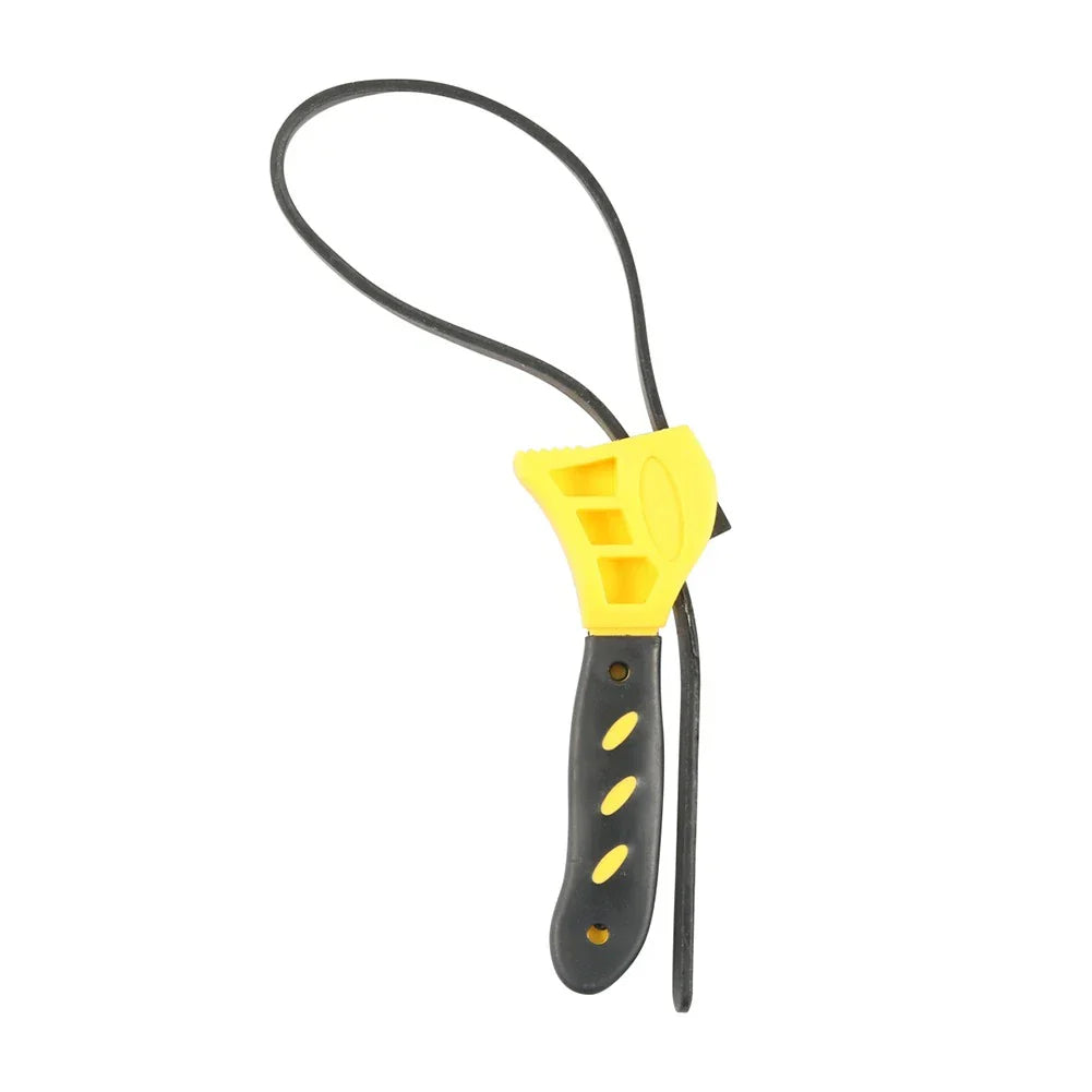 8 Inch Rubber Strap Wrench Tool for Oil Filter Pipe Mechanics
