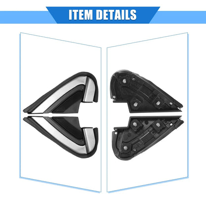 2 x Left Right Mirror Corner Triangle Fender Covers for Honda CR-V (2007-2011)