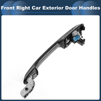 Front Right Exterior Door Handle for Honda Accord (2003-2007) Silver Tone