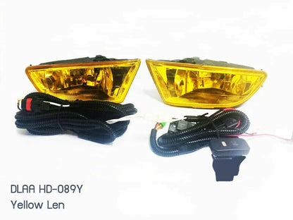 Yellow Fog Lamp Driving Light H11 12V 55W for Honda City ZX (2006-2008)