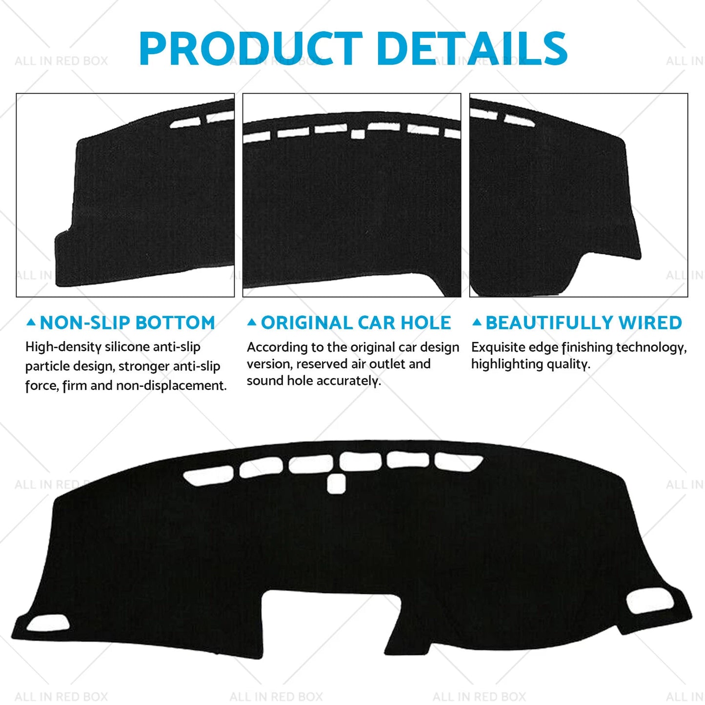 Non-Slip Dash Mat Cover for Honda City (2014-2018)
