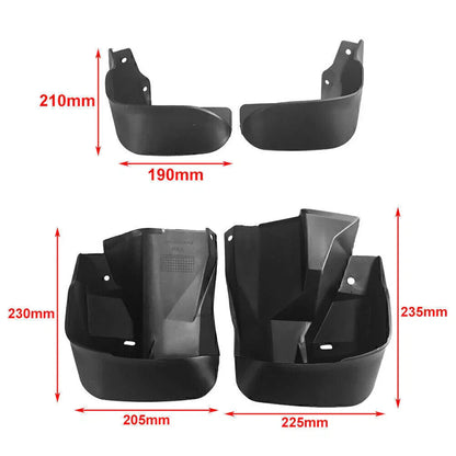 Mud Flaps Splash Guards for Honda Civic 1996-2000 (4PCS)