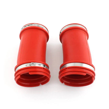 Red L&R Air Intake Filter Cleaner Suction Pipe Ducts for BMW R1200 GS (2004-2012)