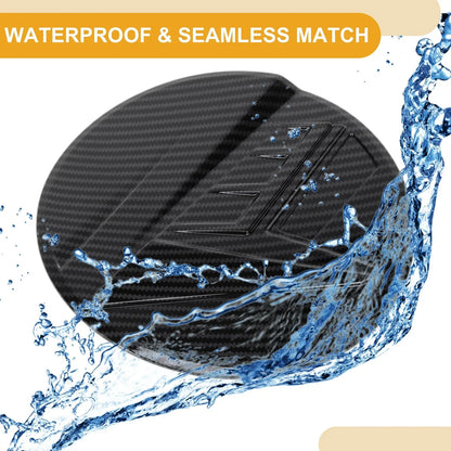 Fuel Tank Door Cap for Hyundai Elantra 2021-2025 Carbon Fiber Black