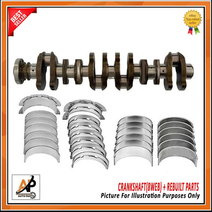 Crankshaft with Engine Rebuild Kit for BMW X3 X4 X5 X6 (2010–2020)