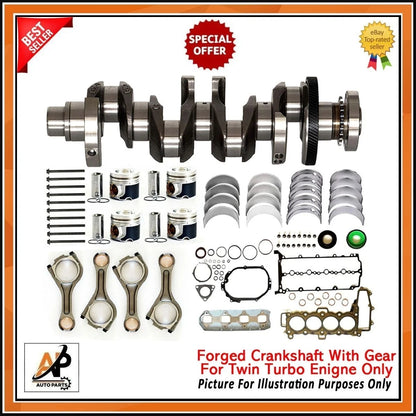 Forged Crankshaft with Engine Rebuild Kit for Land Rover 2.0 D 204DTA (2010–2019)