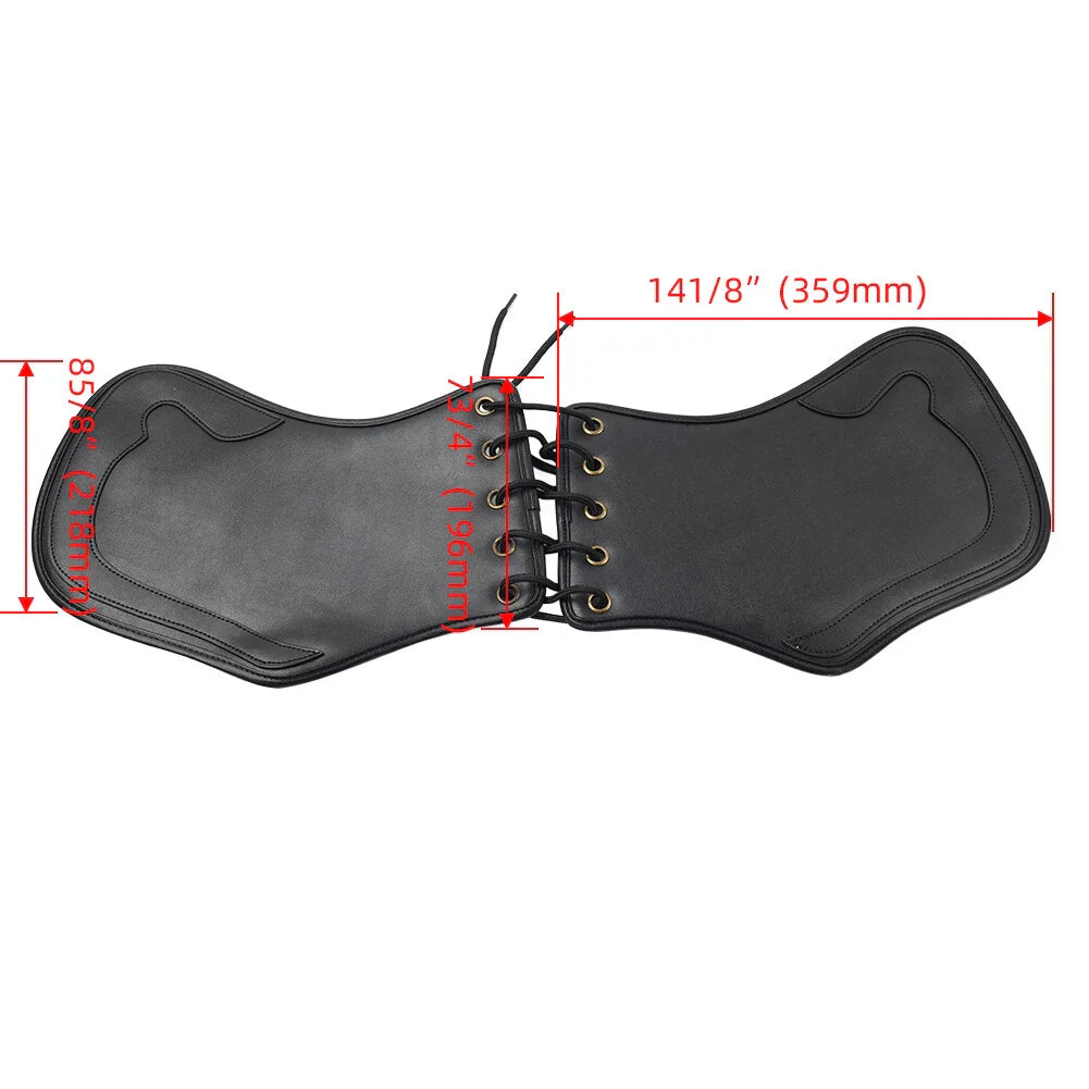 Leather Heat Saddle Shield Deflector for Honda & Harley Motorcycles