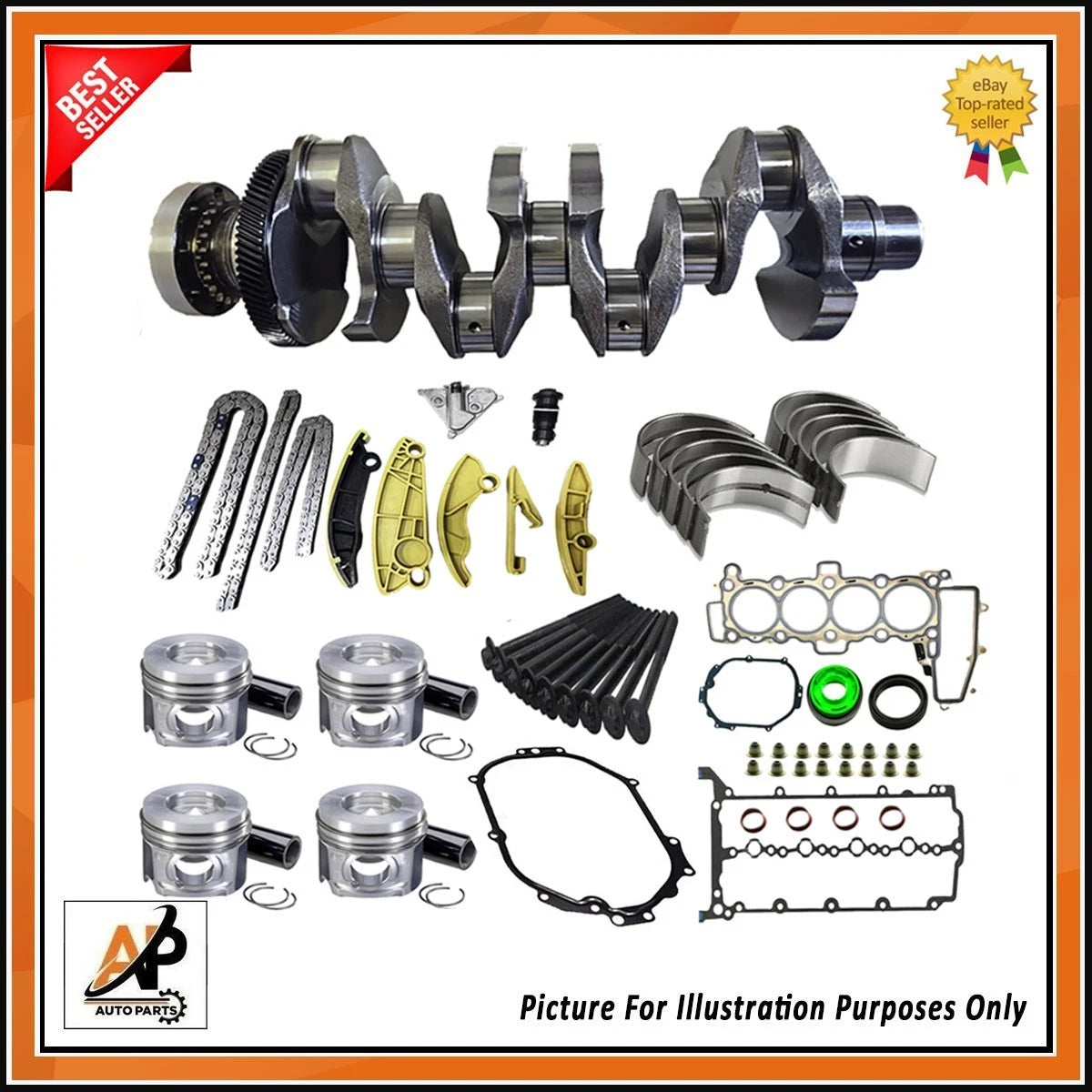 Crankshaft Rebuild Kit for Land Rover Range Rover Sport 2.0D Ingenium (2018–2021)