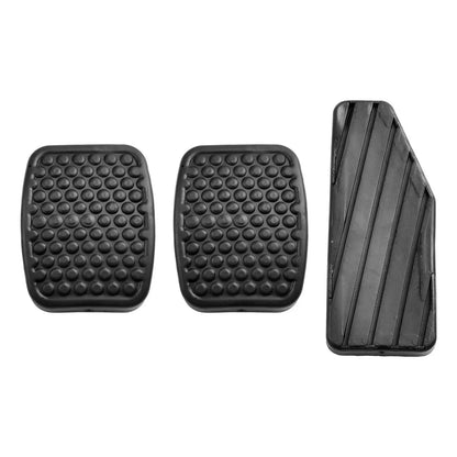 3 x Rubber Car Accelerator Pedal Foot Pedals Pad Covers for Brake Clutch