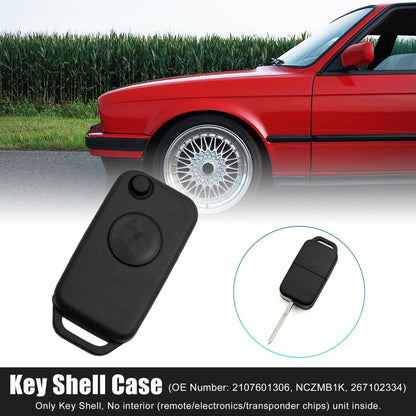 Key Button Folding Uncut Key Remote Case Shell for Mercedes-Benz ()
