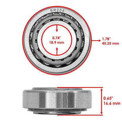 Caster Wheel Bearing OEM Replacement for Scag SPZ52 SPZ61 (2010–2024) Qty 2