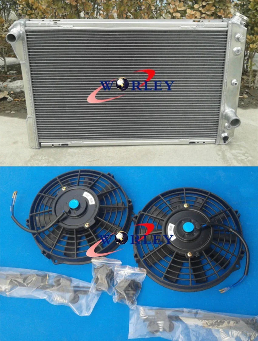 3 Row Radiator + Fans for Pontiac Firebird/Trans Am, Chevy Camaro (82-92)