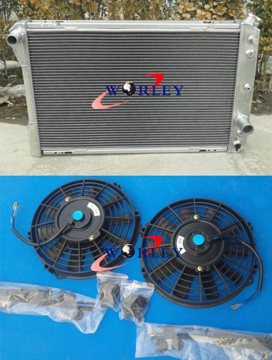 3 Row Radiator + Fans for Pontiac Firebird/Trans Am, Chevy Camaro (82-92)