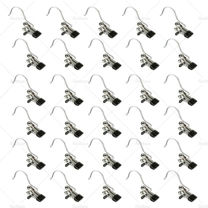 30PCS Metal Hook Pins Clips for Scarf Belt Shoe Boots Hanger
