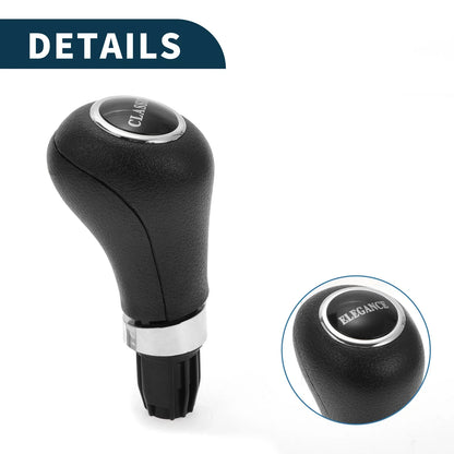 Automatic Gear Shifter Knob for Mercedes-Benz C-Class (2000-2019) Black Plastic