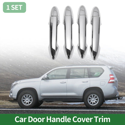 Car Door Handle Cover Trim for Honda Fit Jazz GK5 GP5 2014-2018 Silver Tone
