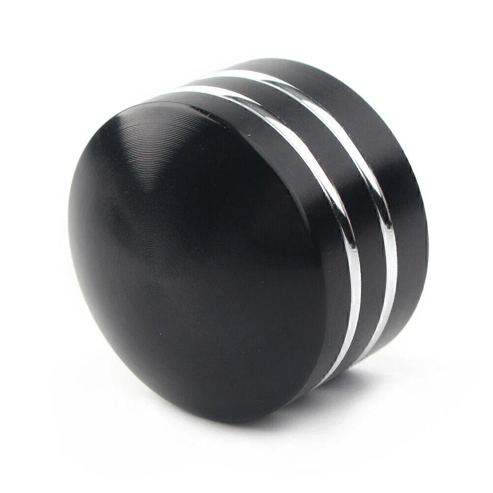 10 x Black CNC 9mm Motor Bolt Topper Caps for Harley