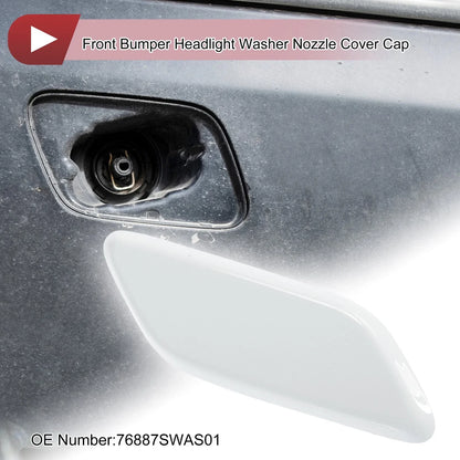 Front Right Washer Nozzle Cover for Honda CR-V MK3 Facelift (2009-2011) White