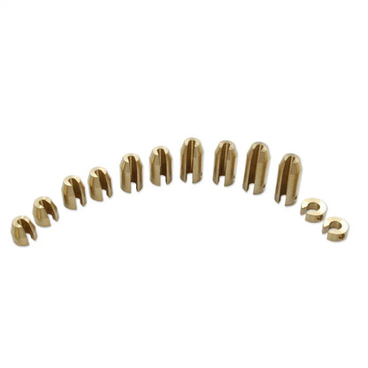 12x Brass Wheel Spoke Balance Weights for Motorcycle Spoked Wheels