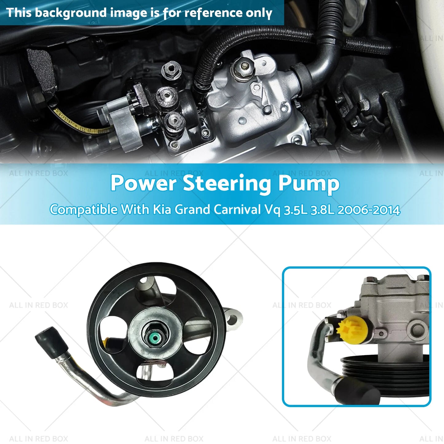 Power Steering Pump for Kia Grand Carnival VQ 3.5L 3.8L (2006-2014)