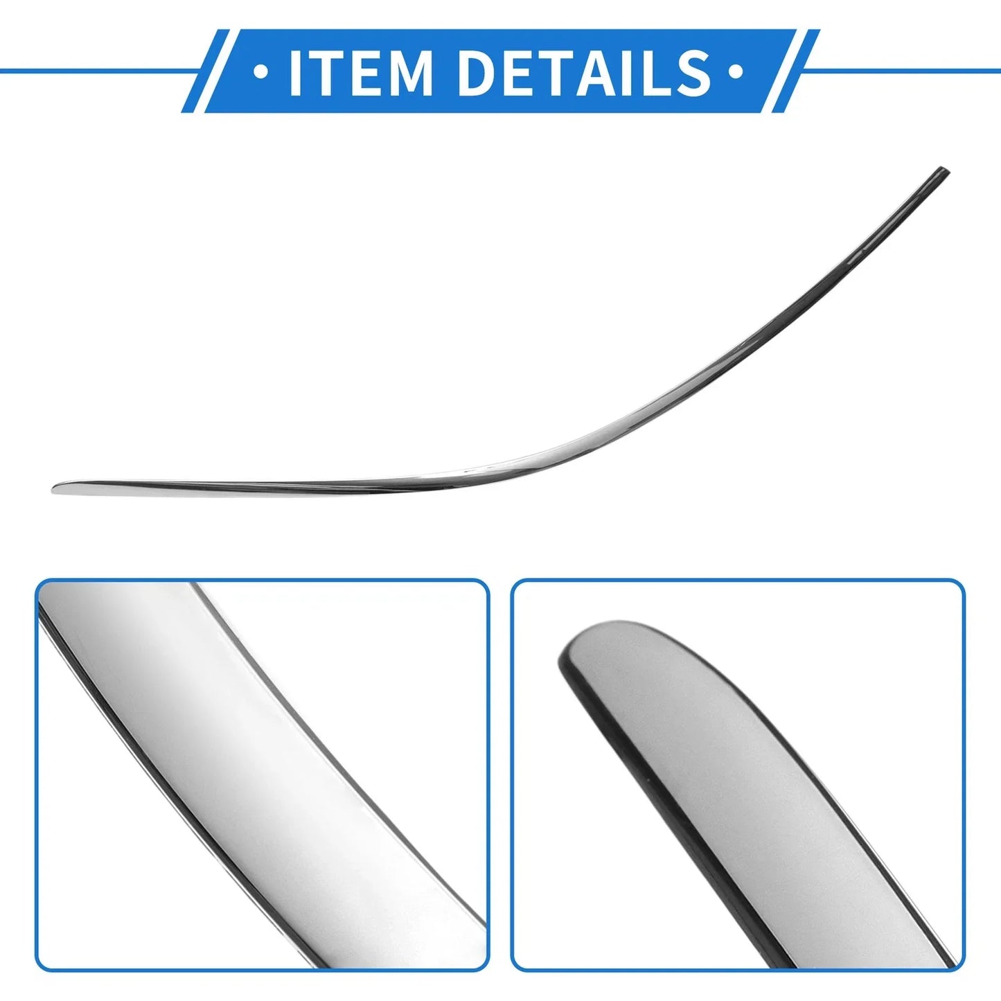 Front Right Bumper Grille Trim for Mercedes-Benz W221 (2010-2013)