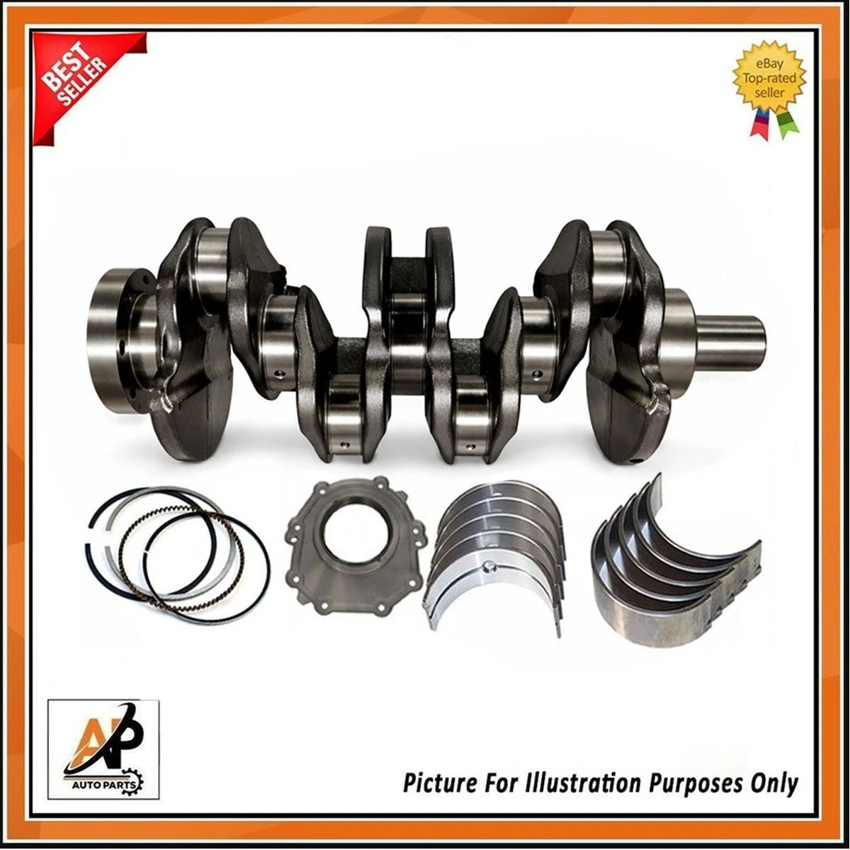 Crankshaft for Ford Transit Custom YMF6 EcoBlue (2016–2022)