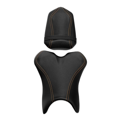 Black Driver & Passenger Seats for Yamaha YZF-R1 (2004-2006)