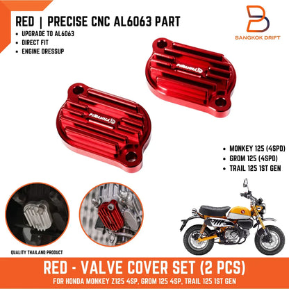 Red Valve Cover Guard Trim for Honda MSX125 Grom 125 (2013-2023)