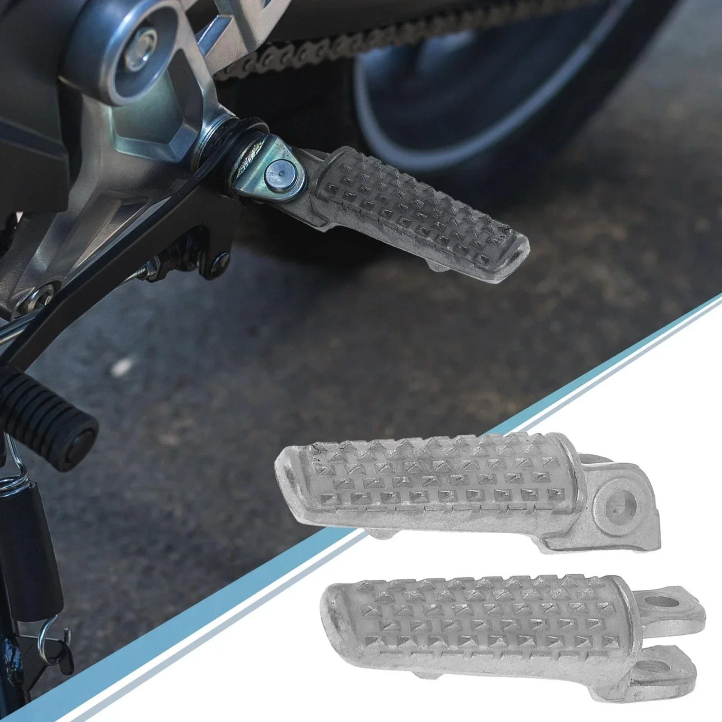 8mm Metal Motorcycle Footrest Footpeg for Honda