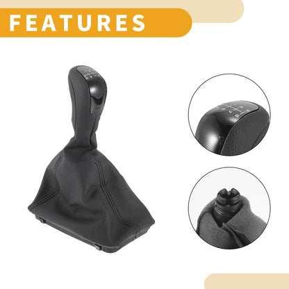 6 Speed Gear Shifter Knob & Cover for Mercedes-Benz E-Class (2002-2009)