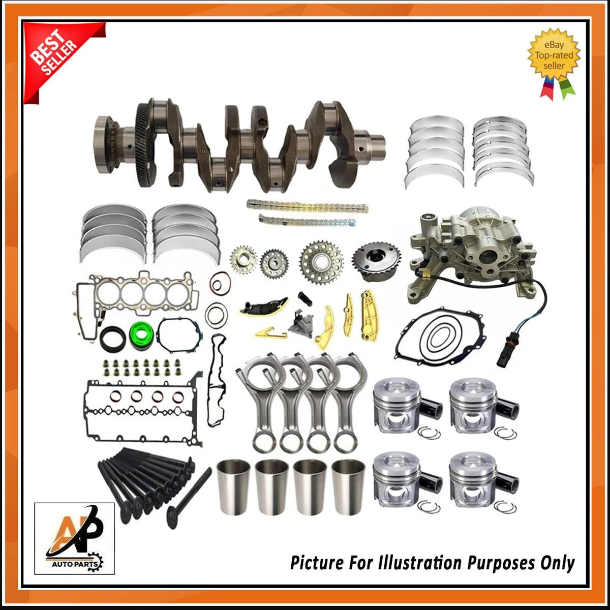 Crankshaft Replacement for Land Rover Jaguar 2.0D 204DTD (2010–2019)