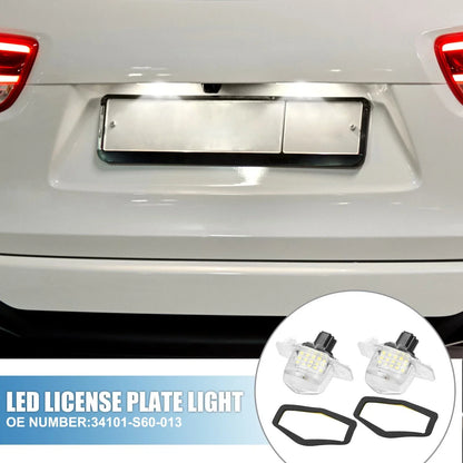 2 x LED License Plate Lights for Honda CR-V (2007-2012)