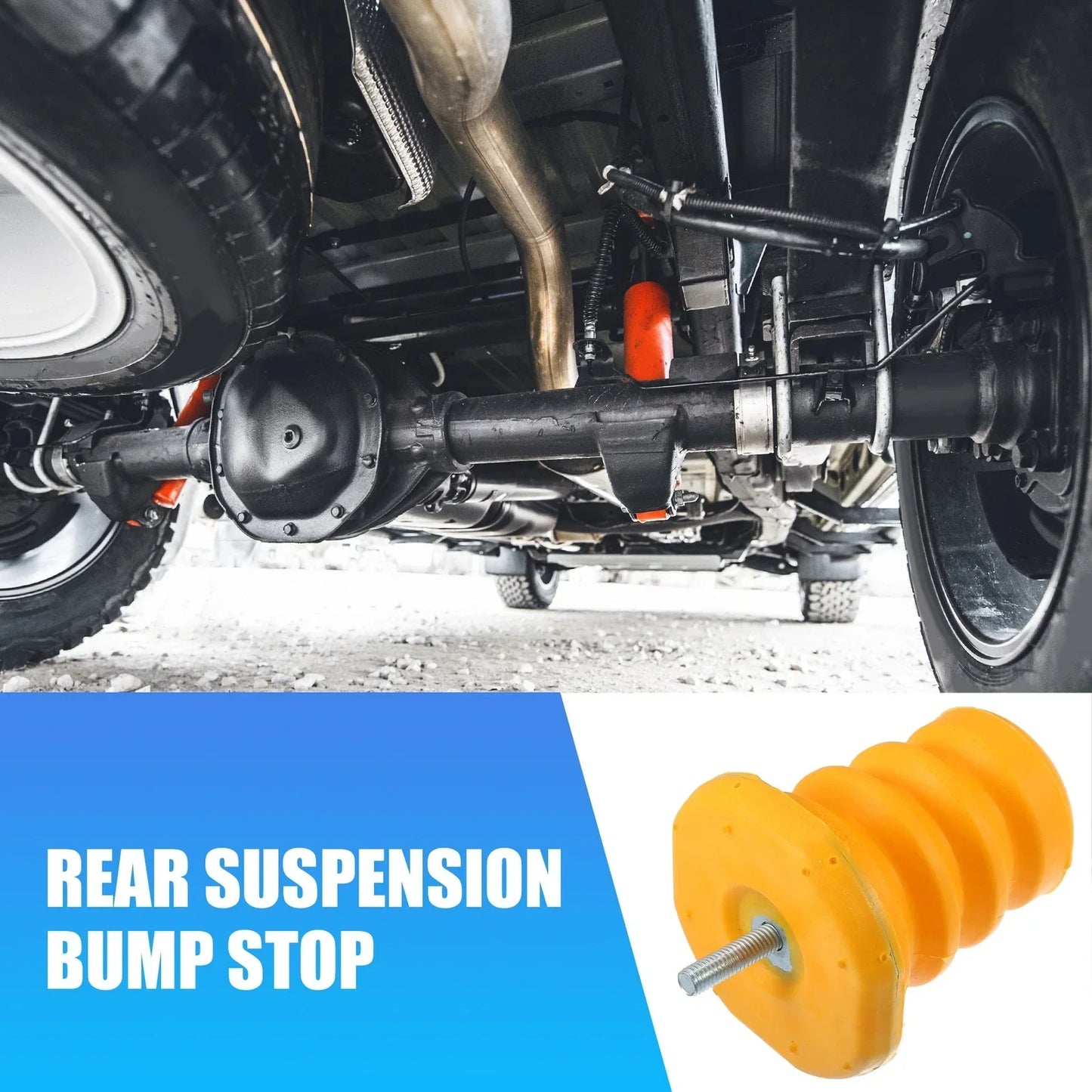 2 x 4.8 Inch Rear Suspension Bump Stops for Dodge Caravan (1996-2007)