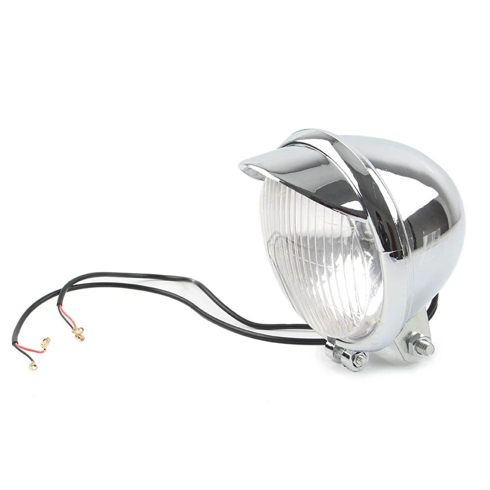 Fog Light Lamp for Harley Honda Suzuki Motorcycle Chrome