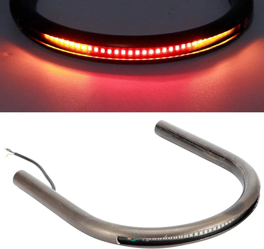 210mm Rear Seat Frame LED Turn Signal Brake Light for Cafe Racer Motor