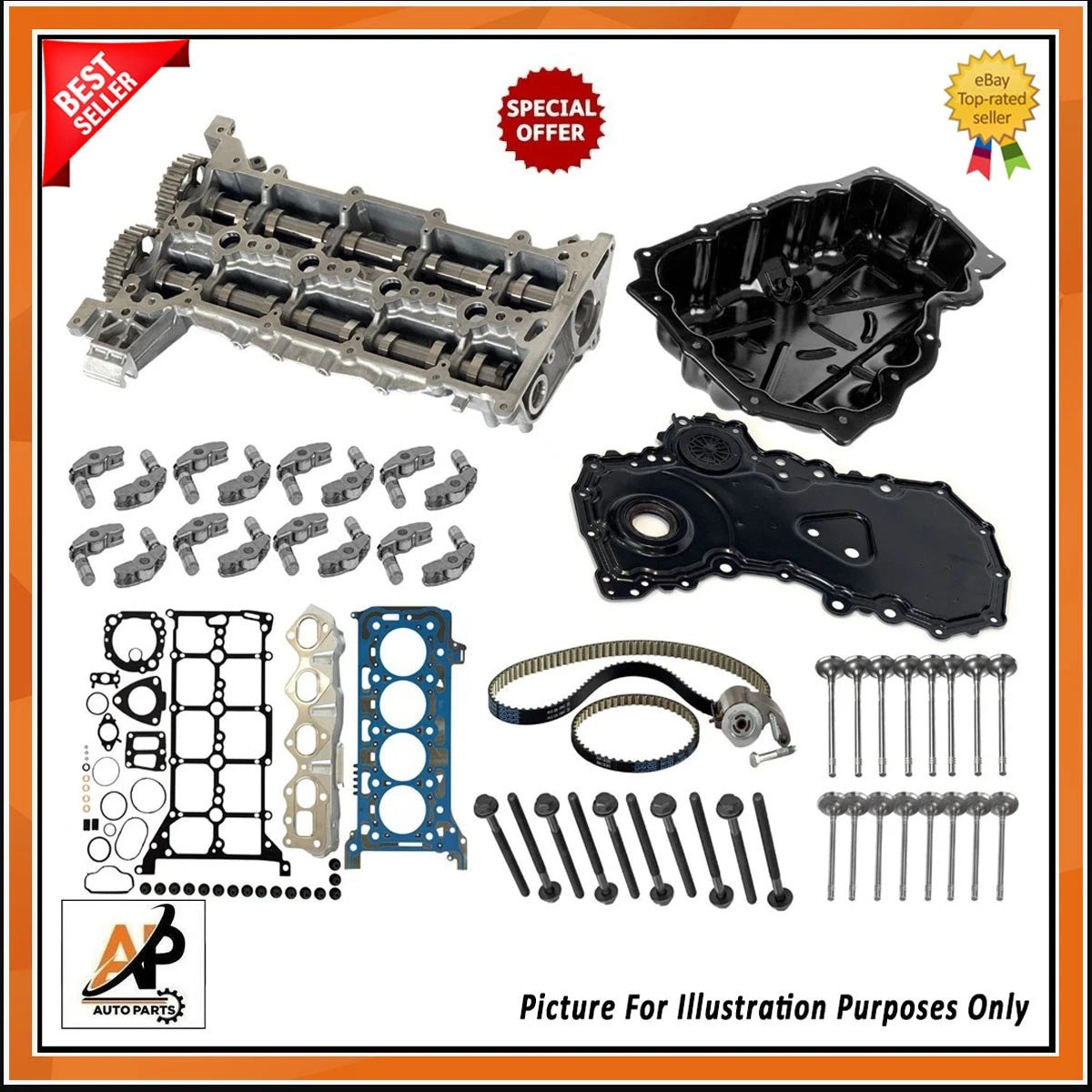 Genuine Camshaft Housing Kit with Rebuild Kit for Ford Transit 2.0 EcoBlue (2016–2023)