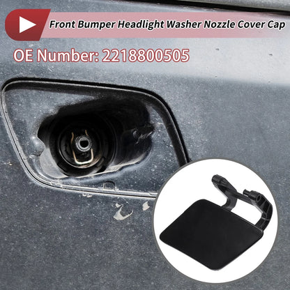 Front Left Bumper Headlight Washer Nozzle Cover for Mercedes-Benz W221 (2006-2013)