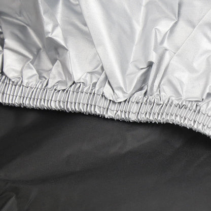 XXL Black & Silver Motorcycle Cover for Honda Shadow Rebel 250 500 750 1100 VTX (1996-2023)