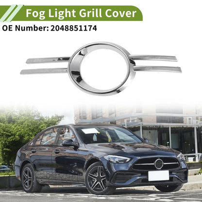 Front Left Fog Light Grill for Mercedes-Benz C-Class (2007-2011)