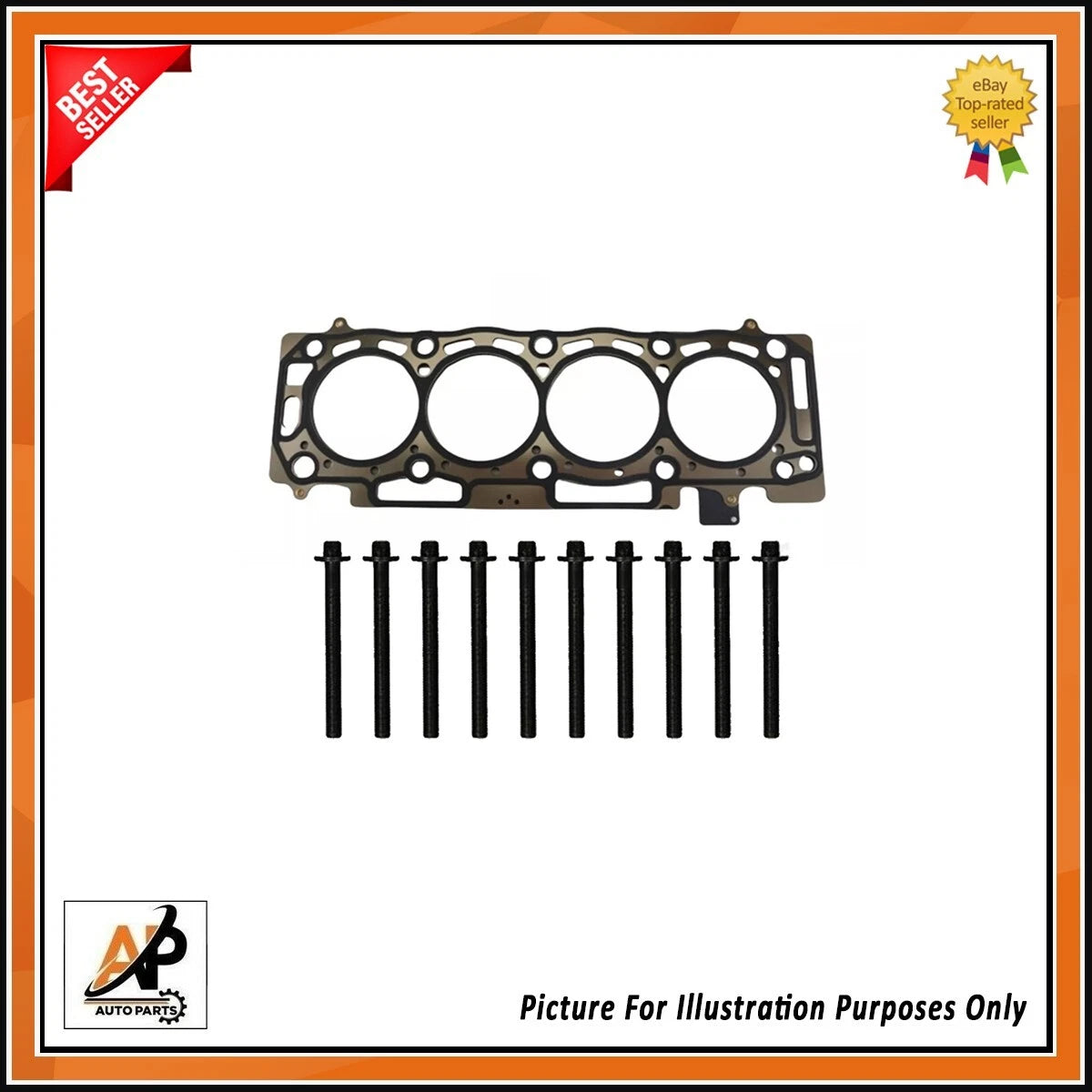 Head Gasket Kit with Head Bolts for Citroën Dispatch 2.0 HDi (2004–2016)