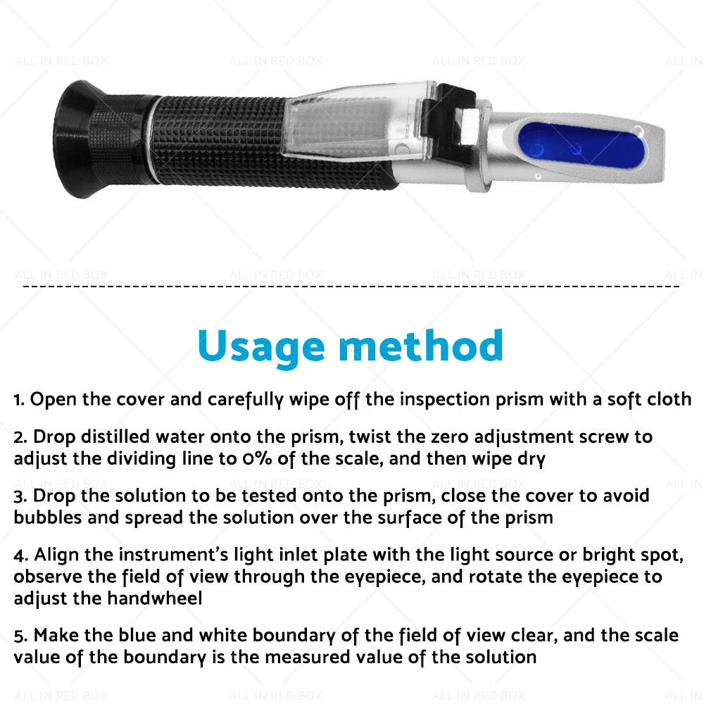 Salinity Refractometer Meter for Aquarium Sea Salt Water Testing