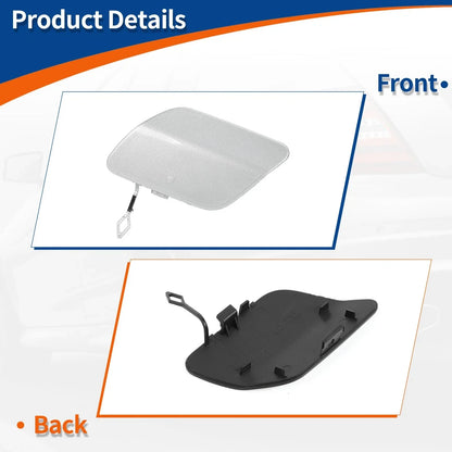 Rear Tow Hook Cover for Mercedes-Benz A-Class (2019-2023) Silver Tone