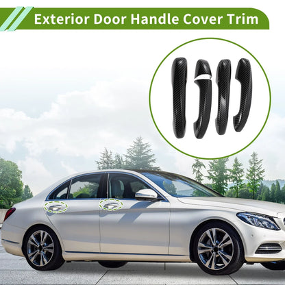 Exterior Door Handle Cover Trim for Mercedes-Benz C GLC Class W205 X253 (16-20)