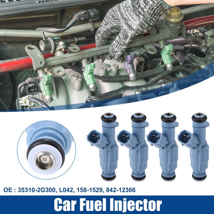 4 x Fuel Injector Nozzles for Hyundai Sonata 2.4L (2010-2015)